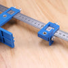 Drilling Ruler - Woodworking Measure Tool - For Carpenters and Handyman - Wood Guide - Center Guide Locator