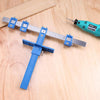 Drilling Ruler - Woodworking Measure Tool - For Carpenters and Handyman - Wood Guide - Center Guide Locator