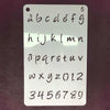12 Piece Bullet Journal Stencil,Letter Stencil Set,Number Stencil Plastic,Alphabet Stencil,Bullet Journal, Letters, Calligraphy, Handwriting