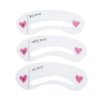 Eyebrow Template Stencil Tool - Eye Brow Guide Template - Eye Brow Template Shaper Make Up Tool