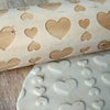 Rolling Pin - Embossing Rolling Pin - Engraved Rolling Pin - Heart Shaped