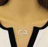 Personalized Heart Name Necklace - Anniversary Wedding Gift - Present For Wife Girlfriend - Friendship Love Necklace