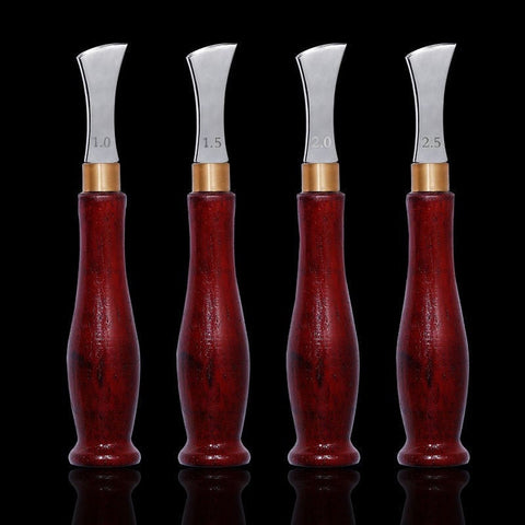 Edge Creaser | Line Marker | Groover Trimmer | Frame Craft Tool Strap Belt Wallet DIY Edge Enhancer Tooling Stamp 1 1.5 2 2.5 mm