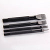 Pricking Irons Stitching Leather Craft Irons | Lacing Punch Chisel Set | 6/5/4/3 mm Stitching Length | 1 2 4 6 prong Leathercraft Punching