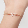 Custom 3 Name Bracelet, Personalized Name Bracelet, Customize Your Bracelet, Custom Any Name, Bracelet, Name Gift Jewelry - Gold Silver Rose