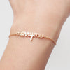 Custom Name Bracelet, Personalized Name Bracelet, Customize Your Bracelet, Custom Any Name, Bracelet, Name Gift Jewelry - Gold Silver Rose