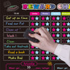 Chore Chart for Kids Reusable, Reward Chart, Girls Chore Chart, Boys Chore Chart, Dry Erase Board, Magnetic Blackboard