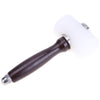 Leather Craft Sewing Hammer Leather Craft Maul Craft Cowhide Punch Cutting Nylon Hammer Tool with Wood Handle Leathercraft
