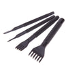 Pricking Irons Stitching Leather Craft Irons | Lacing Punch Chisel Set | 6/5/4/3 mm Stitching Length | 1 2 4 6 prong Leathercraft Punching