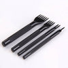 Pricking Irons Stitching Leather Craft Irons | Lacing Punch Chisel Set | 6/5/4/3 mm Stitching Length | 1 2 4 6 prong Leathercraft Punching