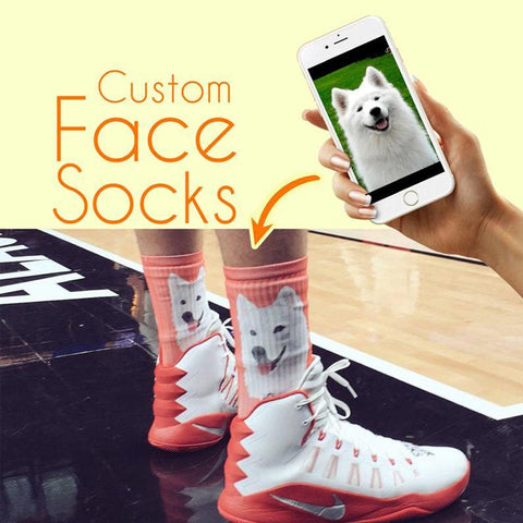 Custom Dog Socks, Personalized Pet Photo Socks, Customized Cute Dog Face Socks, Dog Lover Gift, Funny Dog Socks, Pet Socks, Dog Mom Gift