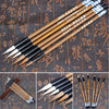 Calligraphy Brush Set - 6 Pieces - Writing Brush - Wolf's Hair Brush - Traditional Chinese Writing Brush - Japanese Painting Drawing Brush