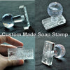 Custom Made Soap Stamp, Acrylic Stamp, Personalized Cookie Stamp, Soap Mold Seal Resin DIY handmade