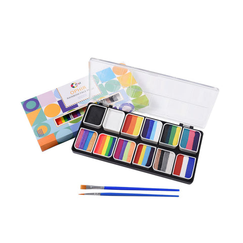 Face Paint - Body Paint Temporary Body Art Tattoo - Water based Paint Set - Makeup Paint - Party Supplies - Face Painting - Body Painting