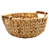 Handwoven Round Straw Fruit Bowl | Rattan Storage Basket | Rattan Basket | Breakfast Table Wicker Bowl | Serving Bowl | Handmade Dining