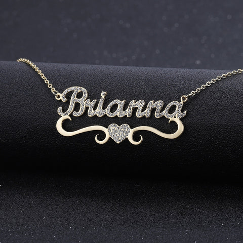 Personalized Name Necklace, Name Necklace, Custom Necklace, Birthday Present, Christmas Anniversary Wedding Gifts, Girlfriend Mom Wife Gift