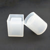 Square Cube Silicone - Round Silicone Mold - Candle Making Mold - Soap Mold - Epoxy Resin Mold Jewelry Making Craft DIY - Craft Supplies