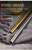 Set of 4 Stainless Steel Metal Straws Reusable Drinking Straw 8.4 Inch For Tumblers Cold Beverage - Gold Silver Rainbow Color Bent Straight