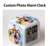 Custom Photo Alarm Clock - Customizable Personalized Alarm Clock - Gift for Mom - Gift for Girlfriend Boyfriend Wedding Anniversary Birthday