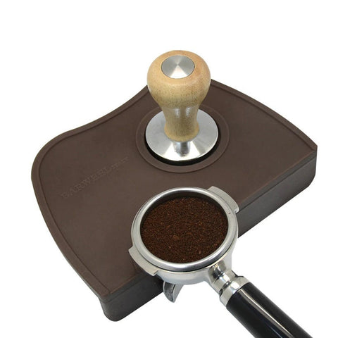 Coffee Tamper Mat, Silicon Rubber Corner Mat, Espresso Tamper, Slip Resistant Pad, Barista Coffee, Tamping Holder, Coffee Making Grinder