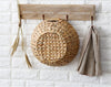 Handwoven Round Straw Fruit Bowl | Rattan Storage Basket | Rattan Basket | Breakfast Table Wicker Bowl | Serving Bowl | Handmade Dining