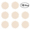 10 Pieces Wooden Gears Set - Interchangeable Sizes - Unfinished Wood - Blank Wood Gear - DIY - Art Craft Supply - Gear Cut Out