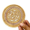 Rustic Woven Round Rattan Coaster - Handmade Coffee Coaster - Housewarming Gifts - Fringe Placements - Handwoven Placements - Kitchen Table
