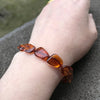 Amber bracelet – Beaded Amber Bracelet – Stretch bracelet – Unisex – Beaded bracelet – Baltic Amber Bracelet - Amber Jewelry Natural Gift