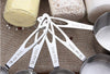 Measuring Spoon Set | Stainless Steel Measuring Spoon Set For Cooking and Baking | Cooking Tools | Kitchen Supplies | Teaspoon Measure Cup