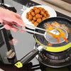 Serving Clamp - Kitchen Tong - Stainless Steel Mesh Frying Food Clip - Oil Removing Kitchen Tool - Snack Fried Food Buffet Cooking Spatula