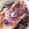 Natural Amethyst Tumbled Stones, Purple Quartz Geodes, Raw Amethyst Stone, Healing Crystals and Stones, Amethyst Crystal Chip Pebbles Rocks