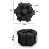 Explosion Gift Box DIY Photo Album Scrapbook for Birthday Anniversary Wedding Proposal, Hexagon Black, Gift For Her, Personalized Gift Ideas