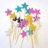 10 Star Cupcake Toppers - Glitter - First Birthday Decor Party Decor Birthday Party Bachelorette Party Engagement Party Decor Decoration