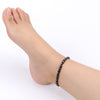 Magnetic Bracelet for Women, Black Hematite Bracelet, Magnetic Clasp, Magnetic Healing Bracelet, Magnetic Ankle Bracelet Therapy Anklet