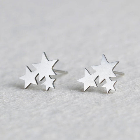 Star Studs - Star Stud Earrings - Tiny Star Earrings - Thin Silver Earrings - Simple Stud Earrings - Dainty Stud Earrings - Earrings Gift