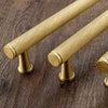 Knurled Kitchen Handles Brass| Gold Door Handles | Knurled Wardrobe Handles | Knurling Door Handles | Cabinet Desk Wardrobe Cupboard