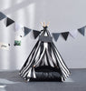 Pet Teepee with Pad, Tent, Tipi, Teepee, Dog Tipi, Cat Teepee, Cat Tipi, Tepee Wigwam, Boho Living, Cat Bed, Dog Bed, Cat House Striped