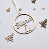 Custom Ornaments, Personalized Christmas Tree Decorations, Custom Wooden Ornaments for Christmas, Hanging Tree Decoration with Your Name