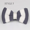 Bow Tie, Mens Bowtie, Knitted Bow Tie, Wedding Bow Tie, Groomsmen, Grooms Bow Tie, Adult Youth Teenage Boy Kids Toddler, Gift for Him