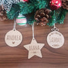 Custom Ornaments, Personalized Christmas Tree Decorations, Custom Wooden Ornaments for Christmas, Hanging Tree Decoration with Your Name