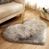 Heart Floor Rugs Simple Plain Carpet Rug - Bedroom Living Room Decor - Housewarming Gift - Floor Mat - Soft Thick Fur - Decoration - Wedding