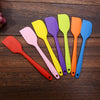 Silicone Spatula, Heat Resistant Seamless Rubber Spatula Cake Cooking Tool Silicone Mixing Scraper for Cooking, Baking Multicolor Kitchen