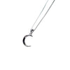 Moon Necklace - Crescent Moon Necklace - Dainty Silver Moon Pendant - Delicate Necklace - Dainty Necklace - Gift for Her - Celestial