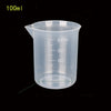 Measuring Cup with Scale - Pitcher - Reusable Silicone Tool Clear Graduated Epoxy Split Cup For Casting Resin Mold Jewelry Art Kitchen