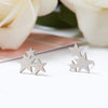 Star Studs - Star Stud Earrings - Tiny Star Earrings - Thin Silver Earrings - Simple Stud Earrings - Dainty Stud Earrings - Earrings Gift