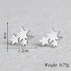 Star Studs - Star Stud Earrings - Tiny Star Earrings - Thin Silver Earrings - Simple Stud Earrings - Dainty Stud Earrings - Earrings Gift