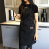 Apron For Women - Cotton Apron with 2 pockets - Home, Restaurant, Kitchen, Cooking, Florist - Custom Girlfriend Gift for Her