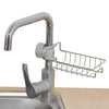 Sink Hanging Storage Rack Stainless Steel Holder Faucet Clip Bathroom Kitchen Dishcloth Clip Shelf Drain Dry Towel Soap Organizer