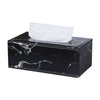 Tissue Box Cover - Marble Design Decor Tissue Box Holder - Rectangular Tissue Box - Bedroom Decor - Napkin Box Decoration