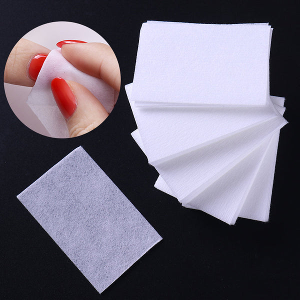 1000 pcs Nail Cotton Pads Nail Polish Remover Wipe Wiper Manicure Nail Wipes Gel Acrylic Polish Remover Pedicure Manicure Supplies